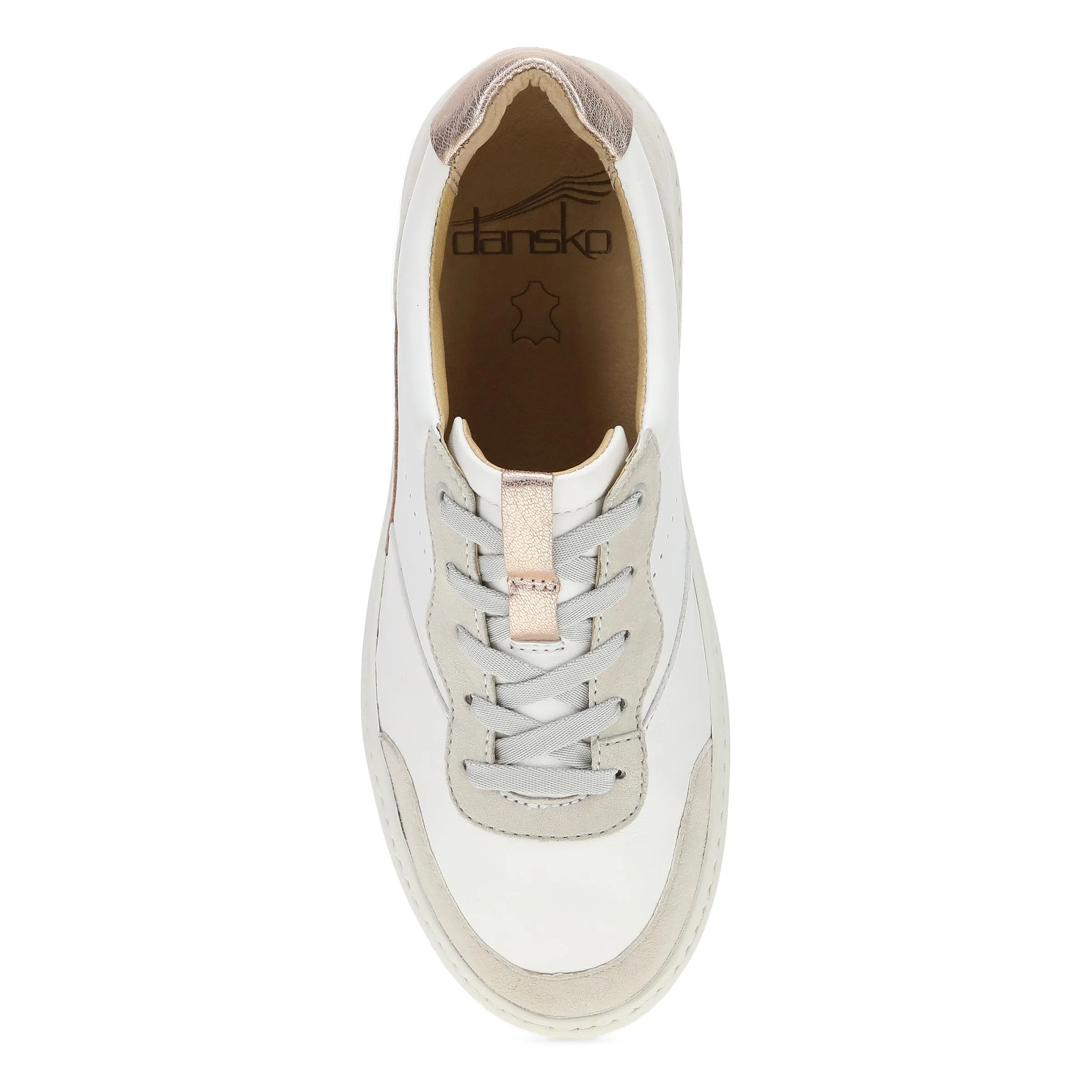 Josey White/Rose Gold Nappa - Image 7