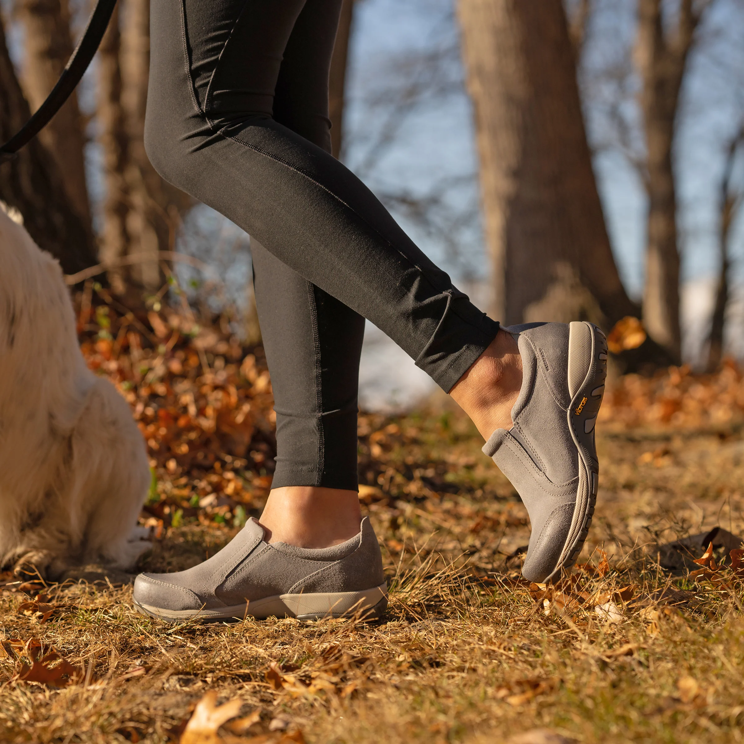 Pippy Grey Waterproof Burnished Suede - Image 2
