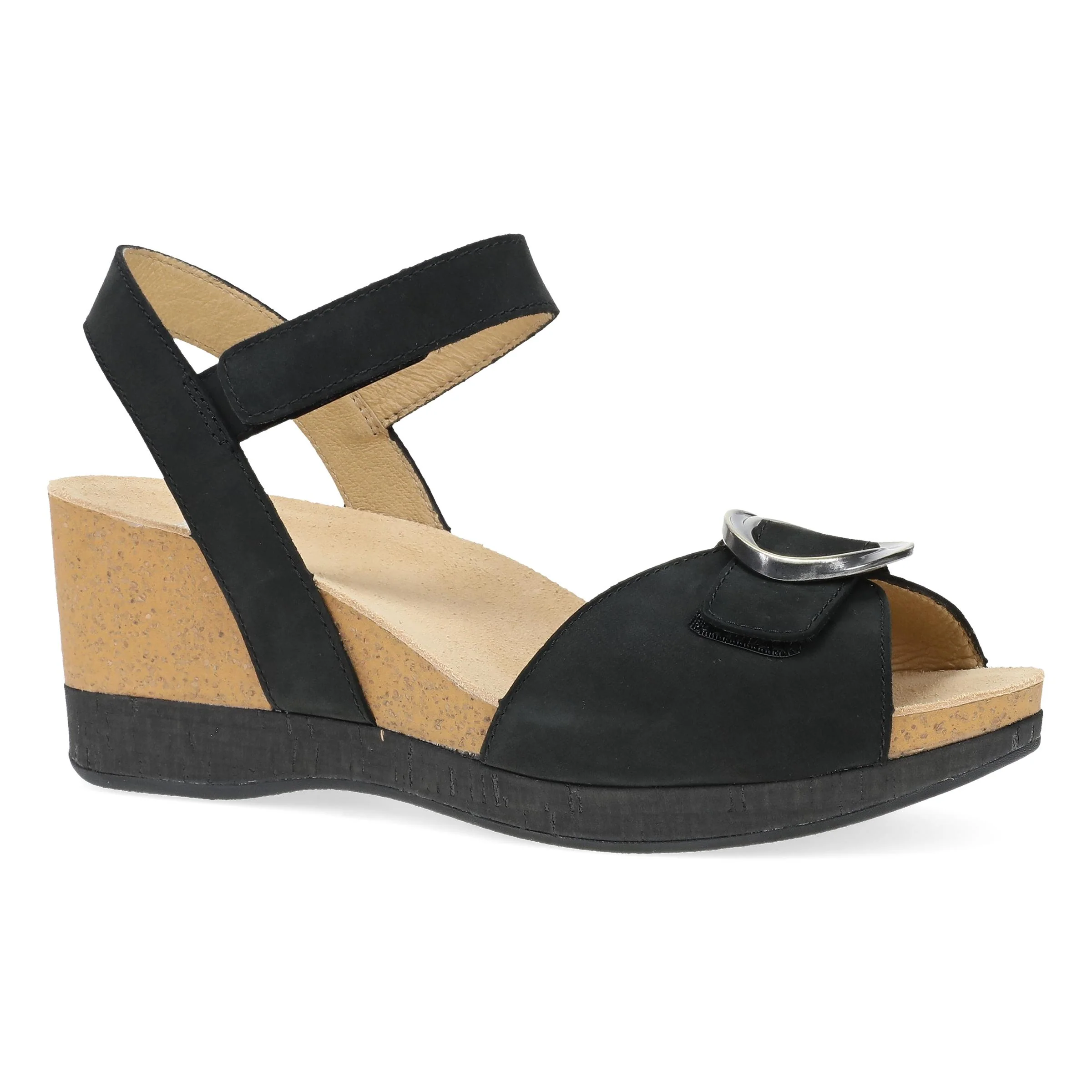 Stella Black Milled Nubuck